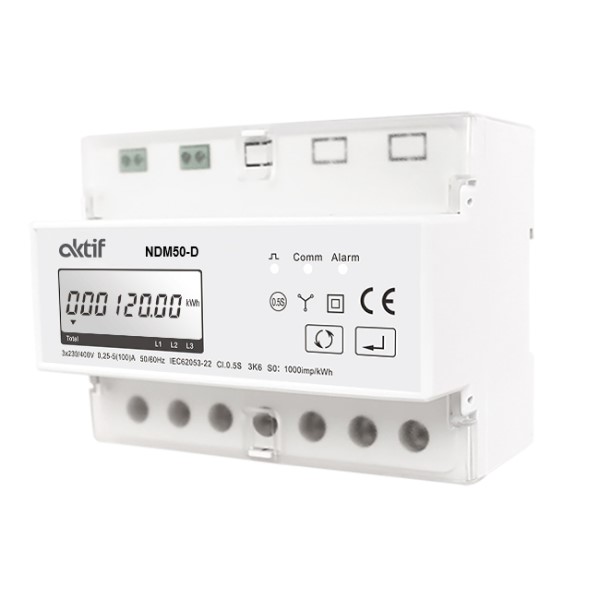 NDM50 Series – Rail Mounted Energy Analyzers with Circuit Breakers - Image 2